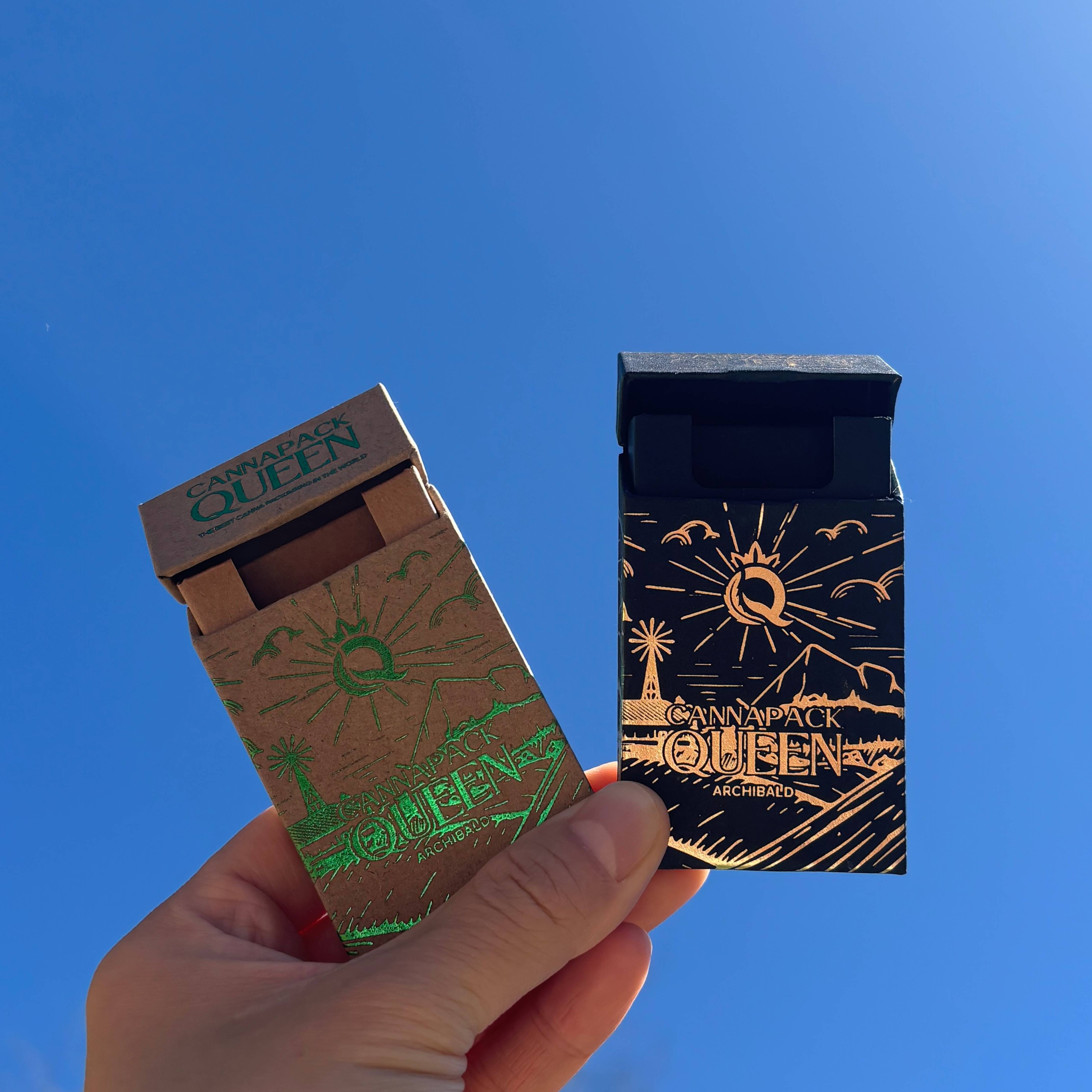 Kraft cigarette packaging box